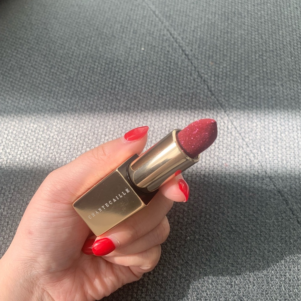 GORGEOUS Chantecaille ruby sparkle lipstick NWOT